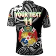 (Custom Personalised) Mate Ma'a Tonga Rugby Polo Shirt Polynesian Unique Vibes, Custom Text and Number - Black K8 | Lovenewzealand.co