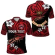 (Custom Personalised) Rewa Rugby Union Fiji Polo Shirt Unique Vibes - Red K8 | Lovenewzealand.co