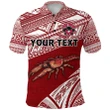 (Custom Personalised) Rewa Rugby Union Fiji Polo Shirt Special Version - Red K8 | Lovenewzealand.co