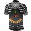 Rewa Rugby Union Fiji Polo Shirt Creative Style - Black K8 | Lovenewzealand.co