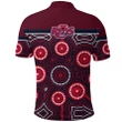(Custom Personalised) Reds Rugby Australian Polo Shirt Simple Indigenous Queensland K13 | Lovenewzealand.co