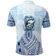 Fiji Tavua Rugby Tapa Polo Shirt Polynesian - Blue K36 | Lovenewzealand.co