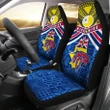 Niue Rugby Car Seat Covers Polynesian Crab Map K13 | Lovenewzealand.co