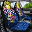 Niue Rugby Car Seat Covers Polynesian Crab Map K13 | Lovenewzealand.co