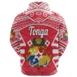 Tonga Zip Hoodie Rugby Style | Lovenewzealand.co