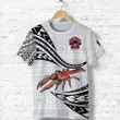 (Custom Personalised) Rewa Rugby Union Fiji T Shirt Unique Version - White K8 | Lovenewzealand.co