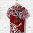 (Custom Personalised) Rewa Rugby Union Fiji T Shirt Special Version - Red, Custom Text And Number K8 | Lovenewzealand.co
