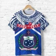 (Custom Personalised) Manu Samoa T Shirt Simple Coat Of Arms Rugby K13 | Lovenewzealand.co