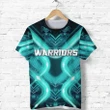 New Zealand Warriors Rugby T Shirt Original Style - Turquoise K8 | Lovenewzealand.co