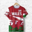 Wales - Cymru Rugby T Shirt Grunge Style TH5 | Lovenewzealand.co