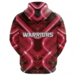 New Zealand Warriors Rugby Zip Hoodie Original Style - Red | Lovenewzealand.co