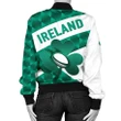 Ireland Rugby Women Bomber Jacket Sporty Style K8 | Lovenewzealand.co