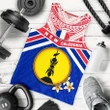 New Caledonia Rugby Men Tank Top Polynesian K13 | Lovenewzealand.co