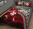 Dab Trend Style Rugby Quilt Bed Set Wallis and Futuna K13 | Lovenewzealand.co