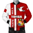 Tonga Rugby Men Bomber Jacket Mate Ma'a K12 | Lovenewzealand.co
