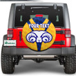 (Custom) Adelaide Rams (Yellow) - Rugby Team Spare Tire Cover | Lovenewzealand.co
