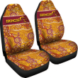 Brisbane Broncos Car Seat Covers Aboriginal Patterns TH4 | Lovenewzealand.co