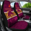 Brisbane Broncos Car Seat Covers Anzac Day Simple Style - Full Maroon K8 | Lovenewzealand.co
