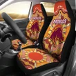 Brisbane Car Seat Covers Broncos Indigenous Warm Vibes K8 | Lovenewzealand.co