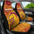 Brisbane Broncos Car Seat Covers Tribal Style TH4 | Lovenewzealand.co