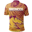 Brisbane Broncos Polo Shirt Tribal Style TH4 | Lovenewzealand.co