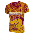 Brisbane Broncos T-Shirt Tribal Style TH4 | Lovenewzealand.co
