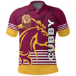 (Custom) Brisbane Broncos Polo Shirt TH4 | Lovenewzealand.co