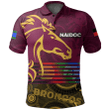 Naidoc Brisbane Broncos Polo Shirt Aboriginal TH4 | Lovenewzealand.co