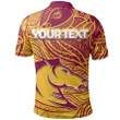 (Custom Personalised) Brisbane Broncos Polo Shirt Tribal Style TH4 | Lovenewzealand.co