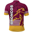 (Custom) Brisbane Broncos Polo Shirt TH4 | Lovenewzealand.co
