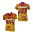 (Custom Personalised)Brisbane Broncos T-Shirt Tribal Style TH4 | Lovenewzealand.co