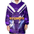 Snug HoodieMelbourne Storm Anzac Day - Lest We Forget - Rugby Team Snug Hoodie | Rugbylife.co
