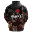 Illawarra Hawks Zip Hoodie Indigenous | Lovenewzealand.co