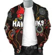 Illawarra Hawks Men's Bomber Jacket Indigenous k8 | Lovenewzealand.co
