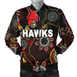 Illawarra Hawks Men's Bomber Jacket Indigenous k8 | Lovenewzealand.co