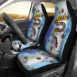 Parramatta Car Seat Covers Eels Simple Indigenous K8 | Lovenewzealand.co
