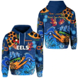 Parramatta Hoodie Eels Indigenous Naidoc Heal Country! Heal Our Nation - Blue | Lovenewzealand.co