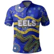 (Custom Personalised) Parramatta Eels Polo Shirt Aboriginal Tribal Style TH4 | Lovenewzealand.co