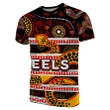 (Custom Personalised)Parramatta Eels T-Shirt Aboriginal Tribal Style Black TH4 | Lovenewzealand.co