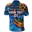 (Custom Personalised) Parramatta Polo Shirt Eels Indigenous Naidoc Heal Country! Heal Our Nation - Blue, Custom Text And Number K8 | Lovenewzealand.co