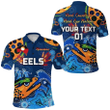 (Custom Personalised) Parramatta Polo Shirt Eels Indigenous Naidoc Heal Country! Heal Our Nation - Blue, Custom Text And Number K8 | Lovenewzealand.co