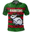 South Sydney Rabbitohs Aboriginal Tattoo Style Polo Shirts A31 | Lovenewzealand.co