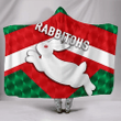 Rugby Life Hooded Blanket - Rabbitohs Hooded Blanket Sporty Style K8
