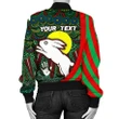 (Custom Personalised) Rabbitohs Naidoc Week Women's Bomber Jacket Indigenous Version Special TH12 | Lovenewzealand.co