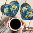 Rugby Life Coasters (Sets of 6) - Gold Coast Titans Naidoc Week 2022 Coasters A31