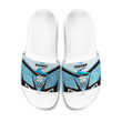 Rugby Life Slide Sandals - Cronulla-Sutherland Sharks Naidoc 2022 Sporty Style Slide Sandals A35