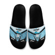 Love New Zealand Slide Sandals - Cronulla-Sutherland Sharks Naidoc 2022 Sporty Style Slide Sandals | africazone.store
