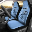 Cronulla Car Seat Covers Sharks Unique Indigenous K8 | Lovenewzealand.co