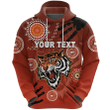 (Custom Personalised) Wests Hoodie Tigers Indigenous Country Style K36| Lovenewzealand.co