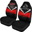 Anzac Day New Zealand Warriors Car Seat Covers Silver Fern Black Red K4 | Lovenewzealand.co